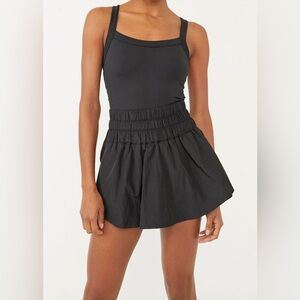 Free People Movement Way Home Skortsie in Black size S
